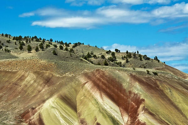 Painted Hills, John Day Fossil Beds National Monument, Mitchell, Oregon, USA