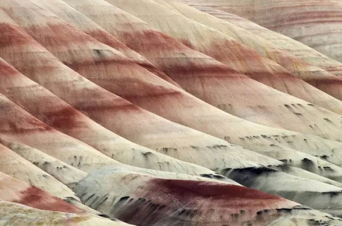 Framed Print : Painted Hills in John Day National Monument Framed Print : Painted Hills in John Day National Monument