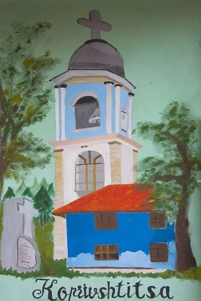 Painting, Koprivshtitsa, Romania