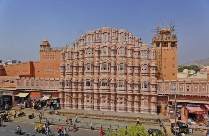 Framed Print : Palace of the Winds (Hawa Mahal), Jaipur, India, built by Maharaja Sawai Pratap Singh