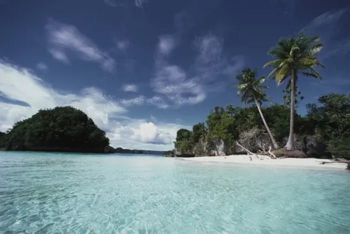 Framed Print : Palau, Honeymoon island, Rock Islands