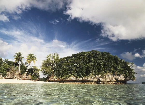Palau, Micronesia, View of Honeymoon Island