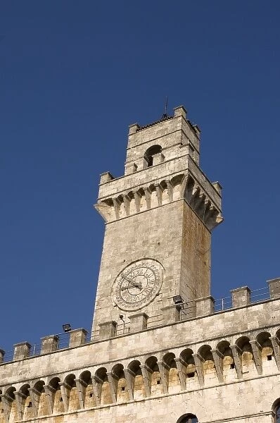 Palazzo Comunale, Montepulciano, Val d Orcia, Siena province, Tuscany, Italy