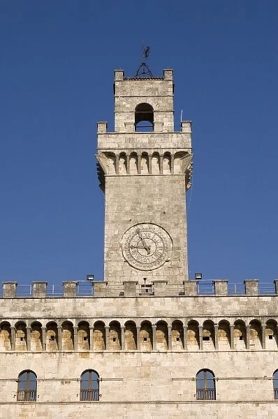 Palazzo Comunale, Montepulciano, Val d Orcia, Siena province, Tuscany, Italy