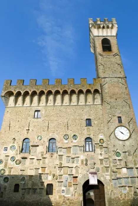 Framed Print : Palazzo dei Vicari (15th century), Scarperia, Firenze Province, Tuscany, Italy, Europe