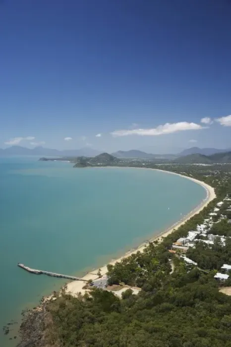 Framed Print : Palm Cove, Cairns, North Queensland, Australia - aerial Framed Print : Palm Cove, Cairns, North Queensland, Australia - aerial