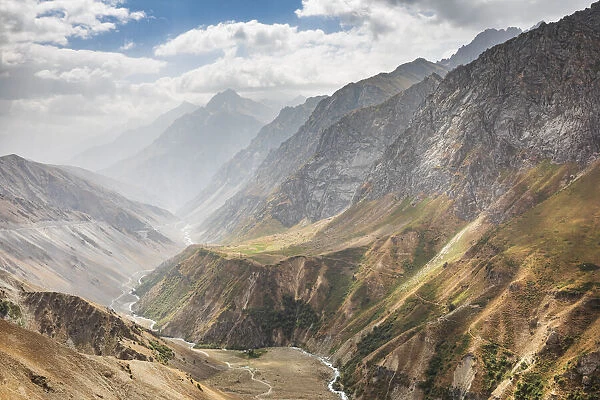 Pandzhkhok, Sughd, Tajikistan. Canyon in the mountains of Tajikistan