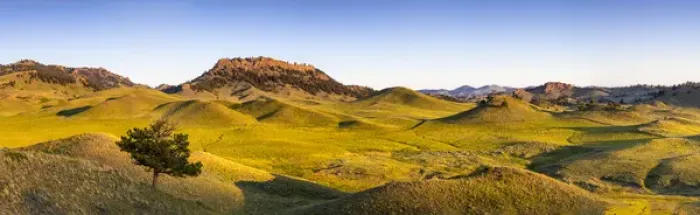 Framed Print : Panoramic of the Bears Paw Mountains in summer in Blaine County, Montana, USA Framed Print : Panoramic of the Bears Paw Mountains in summer in Blaine County, Montana, USA