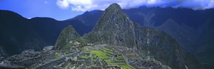Framed Print : Panoramic view of Machu Picchu, Peru, South America Framed Print : Panoramic view of Machu Picchu, Peru, South America