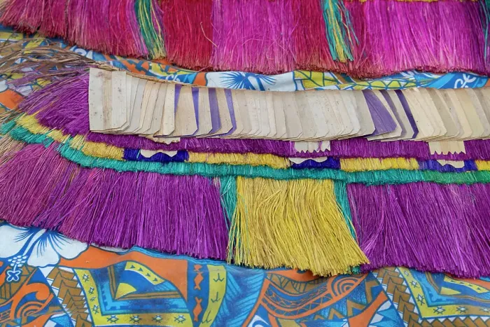 Framed Print : Papua New Guinea, Kuiawa Island, aka Kuyau. Colorful grass skirts Framed Print : Papua New Guinea, Kuiawa Island, aka Kuyau. Colorful grass skirts