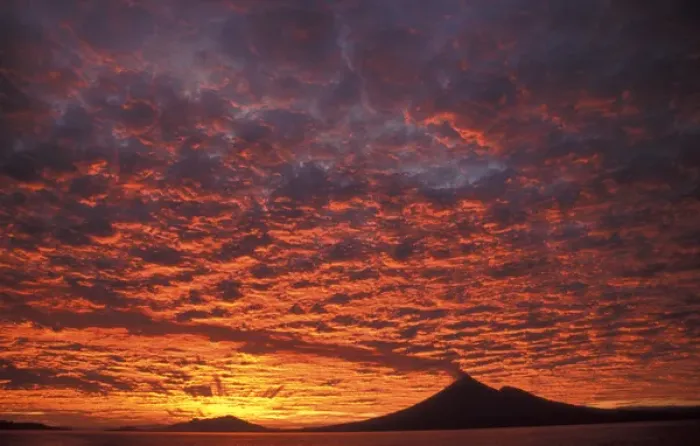 Framed Print : Papua New Guinea, West New Britain, Ulauan (Father s) Volcano at sunrise Framed Print : Papua New Guinea, West New Britain, Ulauan (Father s) Volcano at sunrise