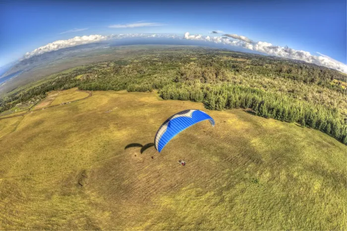 Framed Print : Paragliding near Haleakala, Maui, Hawaii, USA Framed Print : Paragliding near Haleakala, Maui, Hawaii, USA