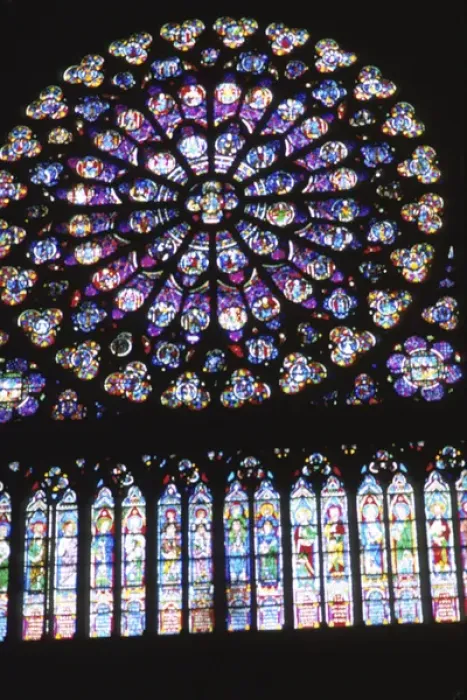 Framed Print : Paris, France - Inside famous Notre Dame Cathedral