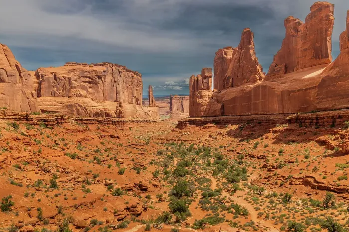 Framed Print : Park Avenue, Arches National Park, Utah, US