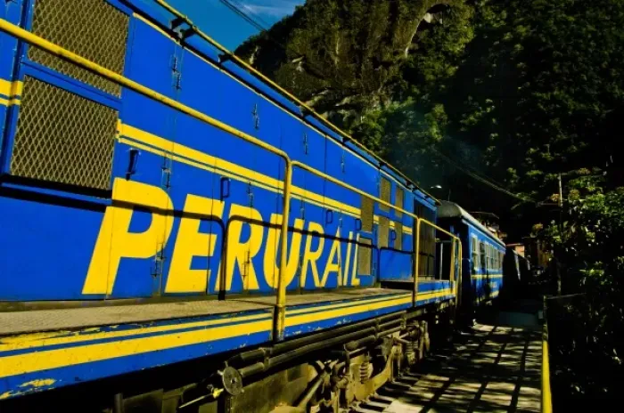 Framed Print : Passenger trains run right down the main street of the small village of Aguas Calientes Framed Print : Passenger trains run right down the main street of the small village of Aguas Calientes