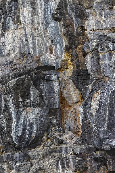Pattern in rock cliffs of Genovesa Island, Galapagos Islands, Ecuador