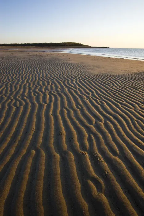 Framed Print : Patterns in the sand on the beach at the Shifting Lots Preserve in Plymouth, Massachusetts Framed Print : Patterns in the sand on the beach at the Shifting Lots Preserve in Plymouth, Massachusetts