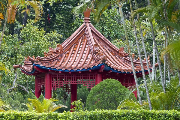 Pavilion inside Shilin Official Residence, the former home of the late president Chiang Kai-shek