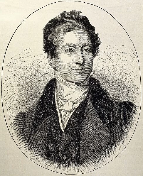 Peel, Robert (Bury, 1788-London, 1850). British politician. Engraving