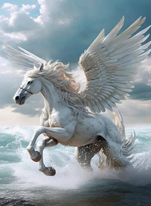 Framed Print : Pegasus winged horse of Greek mythology. ©Jim Zuckerman / Jaynes Gallery / DanitaDelimont.com (AI) Framed Print : Pegasus winged horse of Greek mythology. ©Jim Zuckerman / Jaynes Gallery / DanitaDelimont.com (AI)