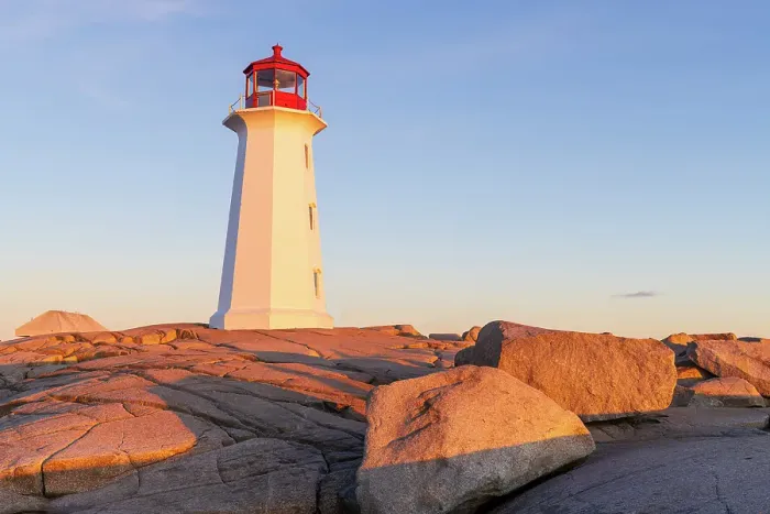 Framed Print : Peggy's Cove Lighthouse, Nova Scotia, Canada