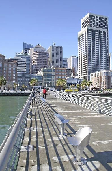 People at Pier Fourteen Embarcadero, San Francisco California