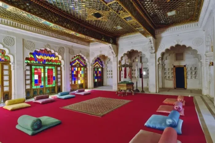 Framed Print : Period room Mehrangarh Fort, Jodhpur, India
