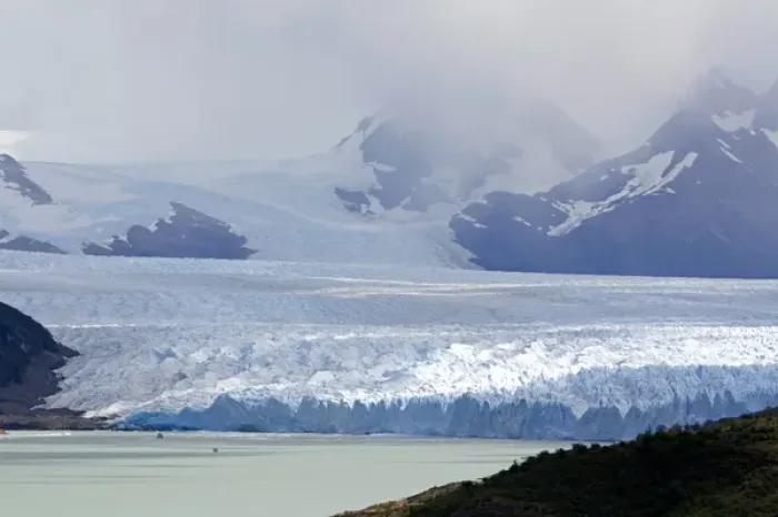Framed Print : The Perito Moreno Glacier located in the Los Glaciares National Park in the south