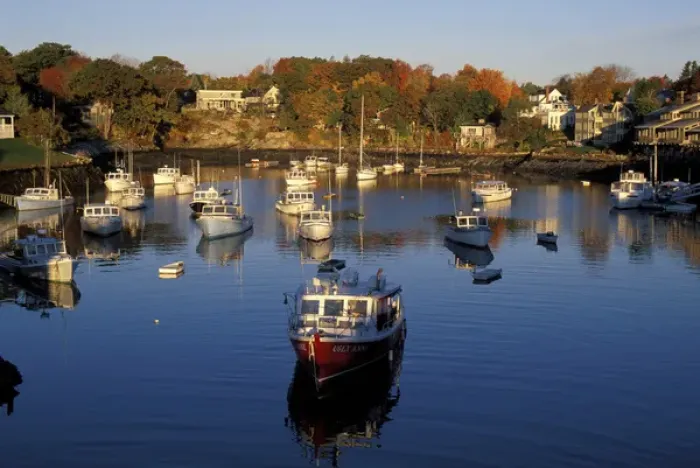 Framed Print : Perkins Cove, Ogunquit, ME. Fishing Boats. Sunrise Framed Print : Perkins Cove, Ogunquit, ME. Fishing Boats. Sunrise