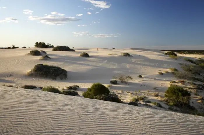 Framed Print : Person and Sand Dunes, Mungo National Park, Outback New South Wales, Australia Framed Print : Person and Sand Dunes, Mungo National Park, Outback New South Wales, Australia
