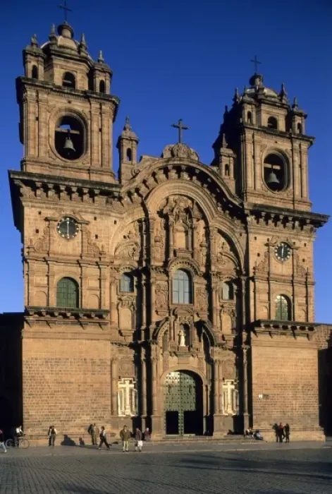 Framed Print : Peru, Cuzco, Andean Inca Capital, La Compania Church, built 1571 Framed Print : Peru, Cuzco, Andean Inca Capital, La Compania Church, built 1571