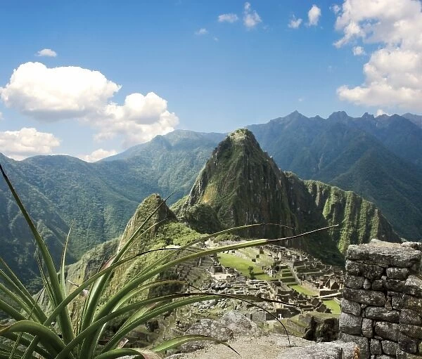 Peru, Machu Picchu, the ancient lost city of the Inca