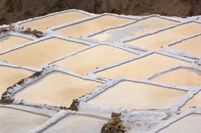 Framed Print : Peru, Salinas, Salt pans or pools used to make salt since time of Incas