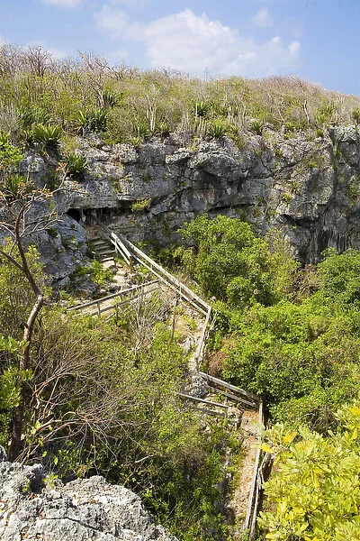 Peters Cave entrance, Cayman Brac, Cayman Islands, Caribbean
