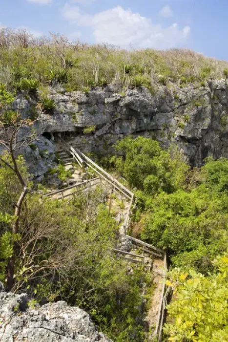 Framed Print : Peters Cave entrance, Cayman Brac, Cayman Islands, Caribbean