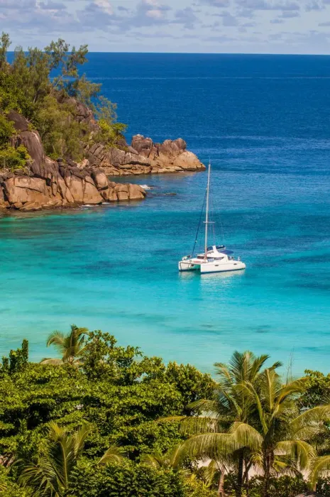 Framed Print : Petit Anse Beach at the Four Seasons Resort, Mahe, Republic of Seychelles, Indian Ocean Framed Print : Petit Anse Beach at the Four Seasons Resort, Mahe, Republic of Seychelles, Indian Ocean