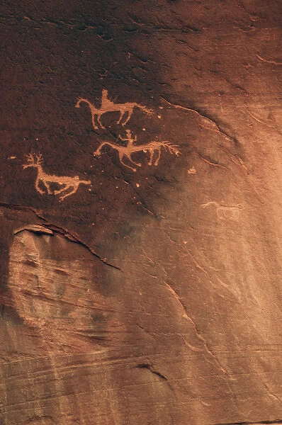 Petroglyph; Canyon de Chelly National Monument; Arizona; USA