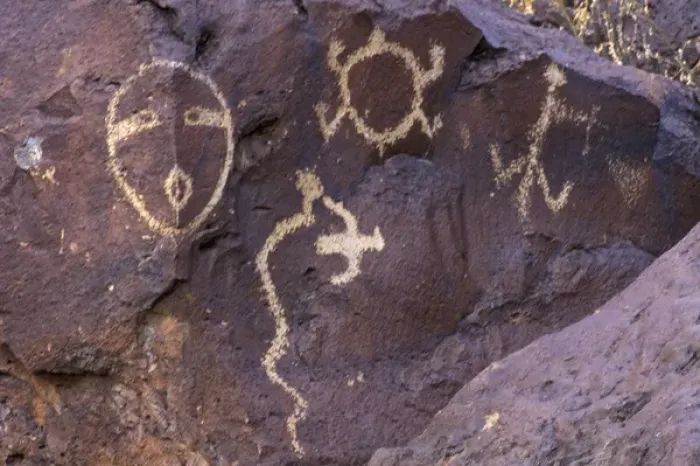 Framed Print : Petroglyphs NM, Albuquerque, New Mexico, USA