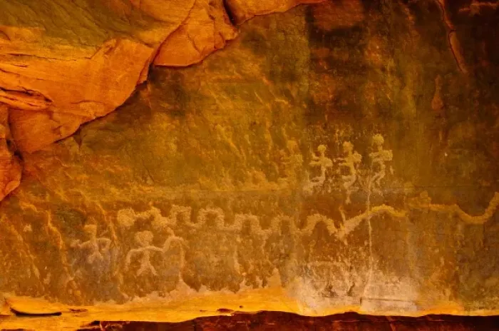 Framed Print : Petroglyphs - Zion National Park, UT Framed Print : Petroglyphs - Zion National Park, UT
