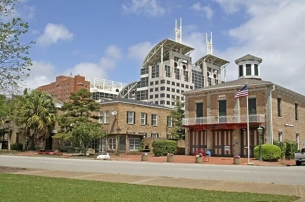 Phoenix Fire Museum and Government Plaza buildings Mobile Alabama