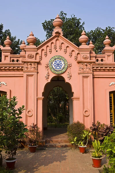 The pink coloured Ahsan Manzil palace in Dhaka, Bangladesh, Asia