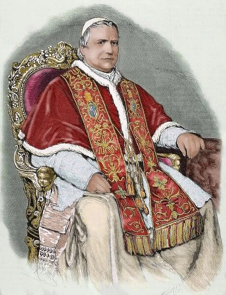 Pius IX (1792-1878). Italian pope, named Giovanni Maria Mastai-Ferretti. Elected in 1846