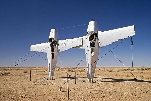 Plane Henge, Mutonia Sculpture Park (by Robin Cooke), Oodnadatta Track, Outback, South Australia