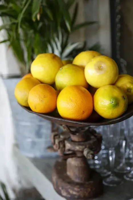 Framed Print : Plate of oranges Cabo San Lucas, Mexico