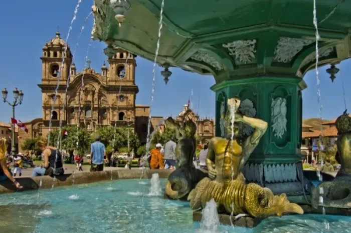 Framed Print : Plaza de Armas, the center of Cuzco, Peru Framed Print : Plaza de Armas, the center of Cuzco, Peru