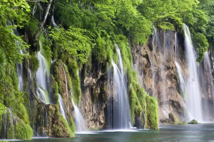 Framed Print : The Plitvice Lakes in the National Park Plitvicka Jezera in Croatia. The upper lakes Framed Print : The Plitvice Lakes in the National Park Plitvicka Jezera in Croatia. The upper lakes