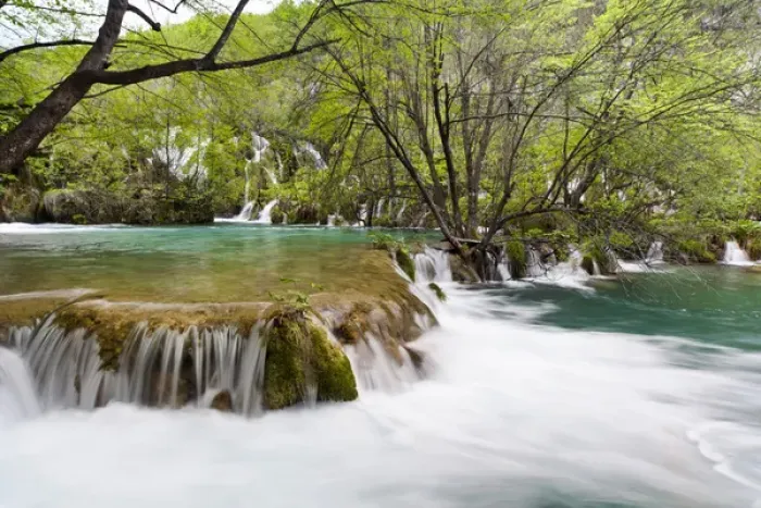 Framed Print : The Plitvice Lakes in the National Park Plitvicka Jezera in Croatia. The lower lakes Framed Print : The Plitvice Lakes in the National Park Plitvicka Jezera in Croatia. The lower lakes