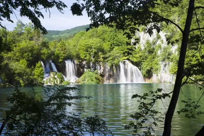 Framed Print : The Plitvice Lakes in the National Park Plitvicka Jezera in Croatia. The lower lakes Framed Print : The Plitvice Lakes in the National Park Plitvicka Jezera in Croatia. The lower lakes