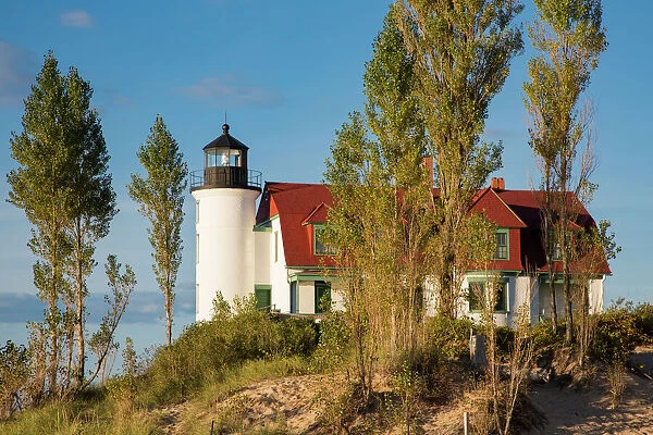 Point Betsie Lighthouse on Lake Michigan, Benzie County, Frankfort, MI