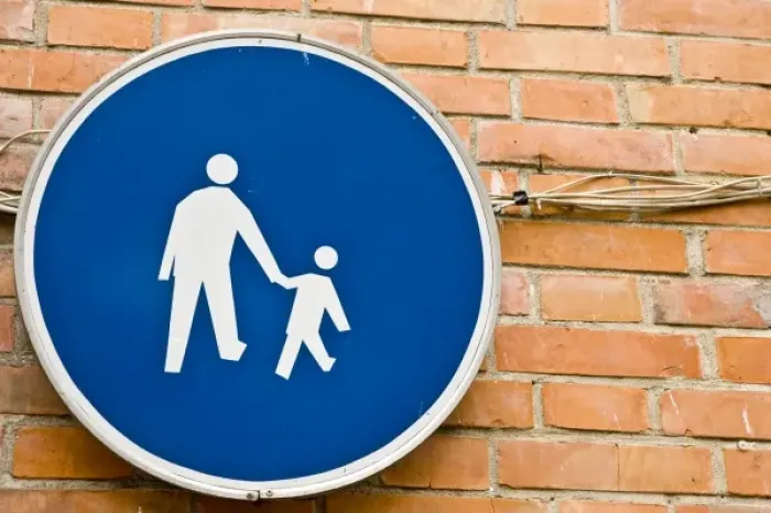 Framed Print : Poland, Gdansk. Universal signage on wall in Old Town
